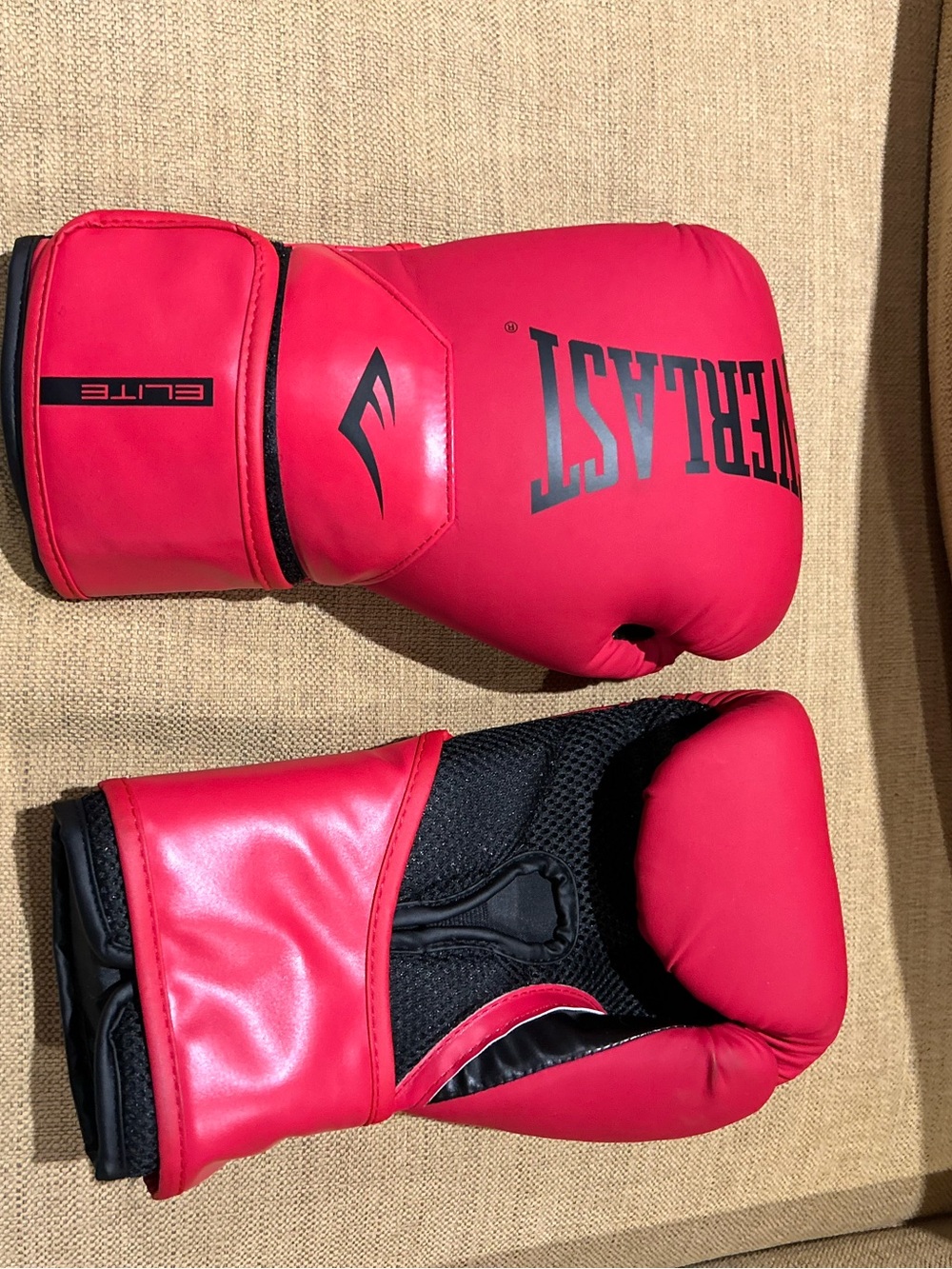 Everlast Red Boxing Gloves - Training Gloves